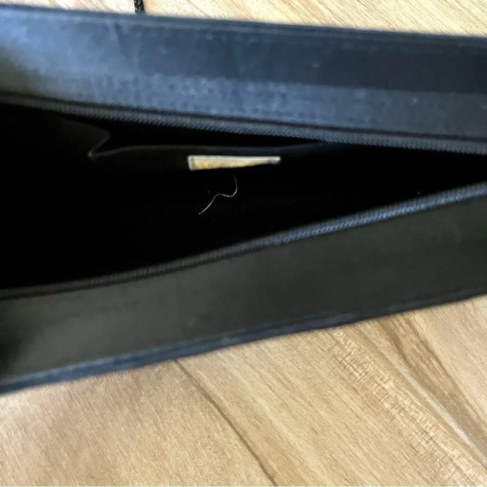 MAGID Satin Look Shoulder Strap Evening Bag